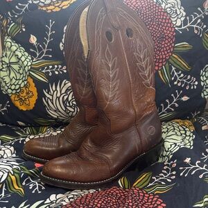 Women’s western cowgirl Boots size 10M - Double H two tone leather